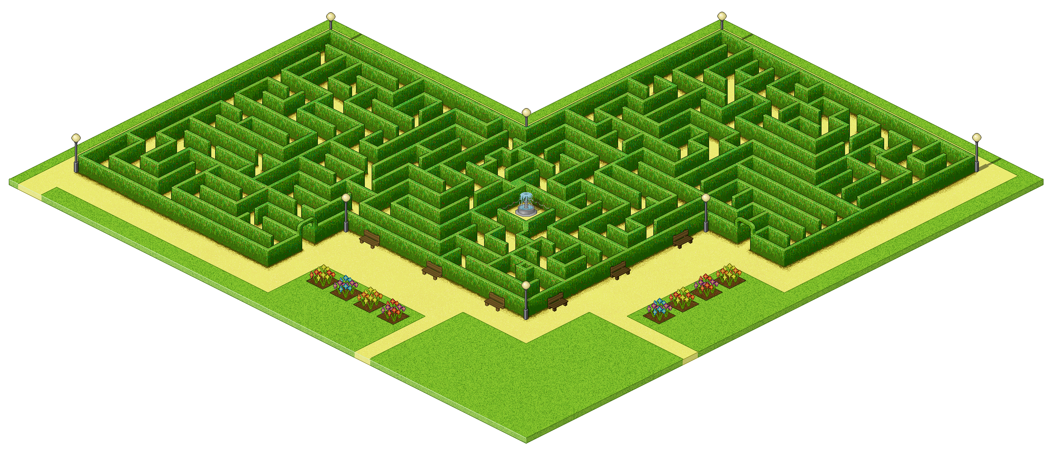 Grass labyrinth 1979